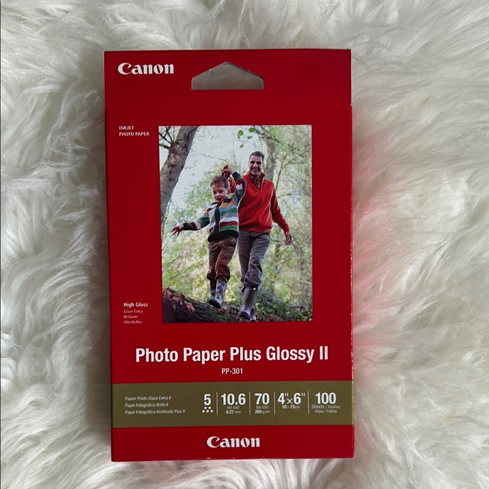 Canon Red Photo Paper Plus Glossy II